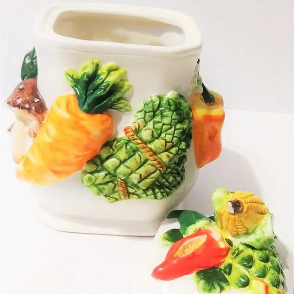 KMO Vintage Fruit Canister Jar with Lid - Picture 3 of 9